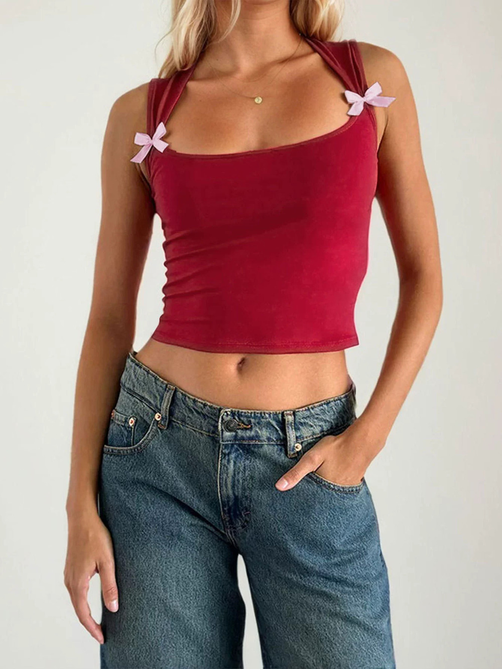 ZARA Summer Sexy Slim Fit Cropped Sleeveless Camisole